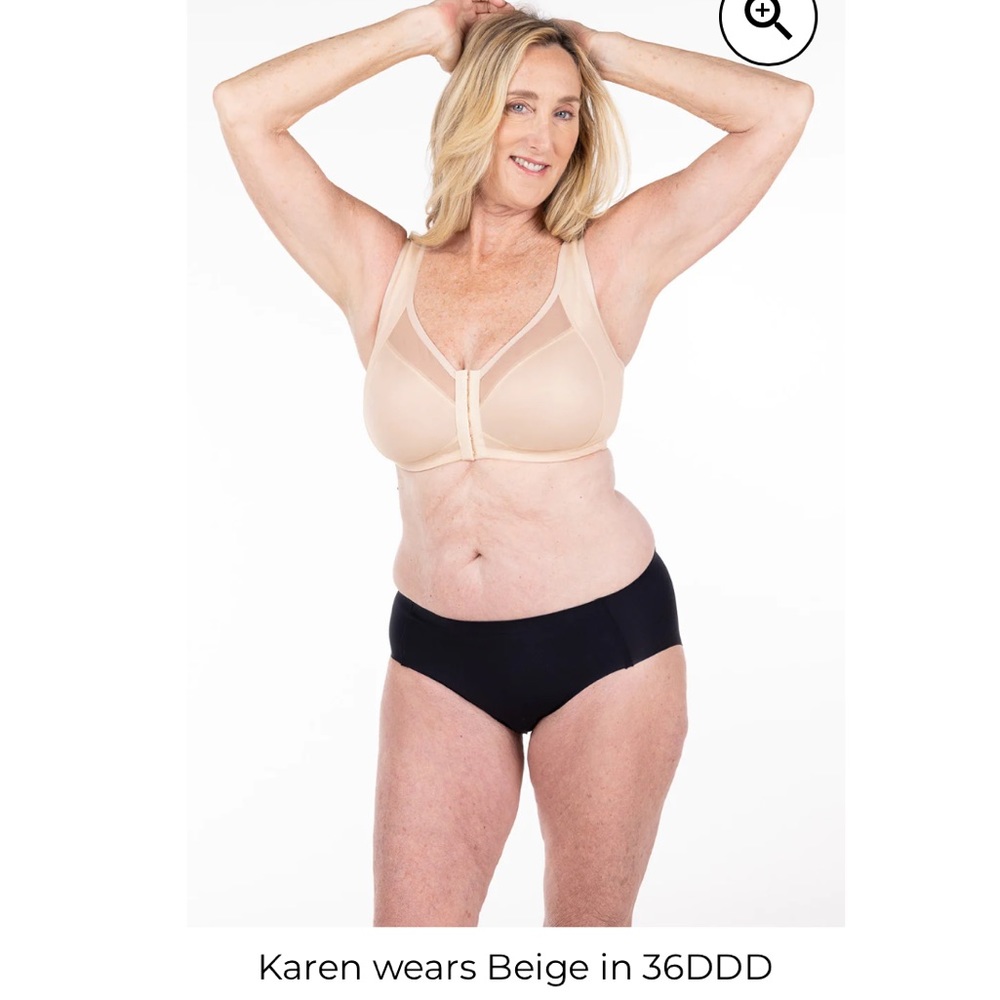 Spacer Air Adina Front-Close Wireless Unpadded Bra size 40DDD